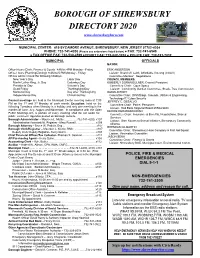 Borough Directory