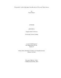 Comparative Look at Spectator Identification in Films and Video Games