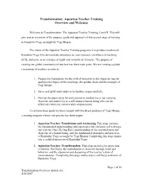 Transformation Overview Shorter.Doc 4/20/2007 3