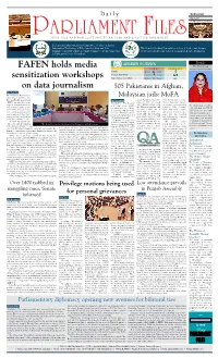 FAFEN Holds Media Sensitization Workshops on Data Journalism