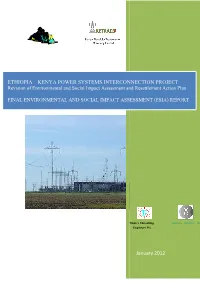 KENYA POWER SYSTEMS INTERCONNECTION PROJECT Revision of Environmental and Social Impact Assessment and Resettlement Action Plan