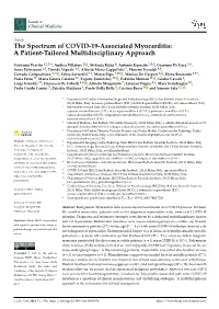 The Spectrum of COVID-19-Associated Myocarditis: a Patient-Tailored Multidisciplinary Approach
