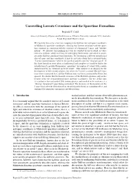 Unravelling Lorentz Covariance and the Spacetime Formalism