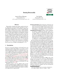 Datalog Disassembly