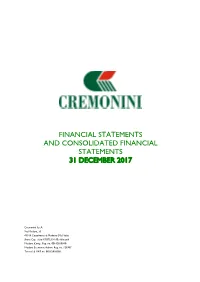 Financial Statements and Consolidated Accounts