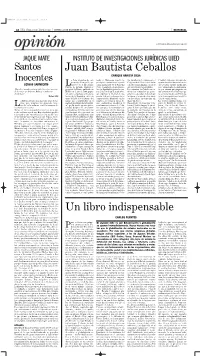 Juan Bautista Ceballos Un Libro Indispensable