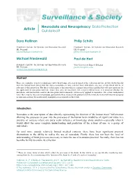 Neurodata and Neuroprivacy: Data Protection Article Outdated?