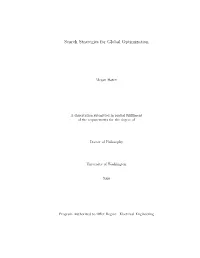 Search Strategies for Global Optimization