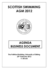 Annual Business Document 2012 Index Item 1 PRESIDENT’S REPORT Welcome to the Annual Report for 2011-2012