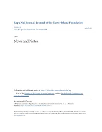 News and Notes