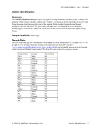 Outlier Identification.Pdf