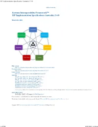 SIF Implementation Specification (Australia) 3.4.8