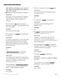 State Whether Each Sentence Is True Or False. If False, Replace The