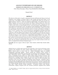 Albanian Contemporary Qur'anic Exegesis: Sheikh