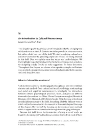 An Introduction to Cultural Neuroscience Lyndac.Linandevah.Telzer