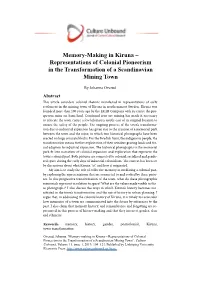 Memory-Making in Kiruna – Representations of Colonial Pioneerism in the Transformation of a Scandinavian Mining Town