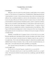 Conceptual Schemes After Davidson David K. Henderson I. Introduction