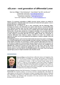 Edloran – Next Generation of Differential Loran