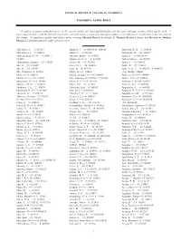 Author Index