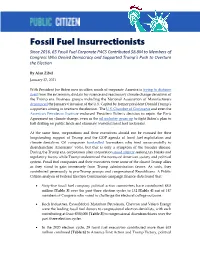 Fossil Fuel Insurrectionists