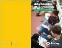 Global Education at Lesley University