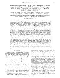 Mechanistic Aspects of the Kharasch Addition Reaction Catalyzed by Organonickel(II)