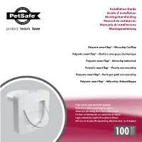 Installation Guide Guide D'installation Montagehandleiding Manual De
