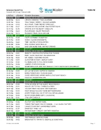 Schedule Quickprint TKRN-FM