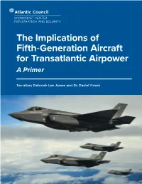 The Implications of Fifth-Generation Aircraft for Transatlantic Airpower a Primer