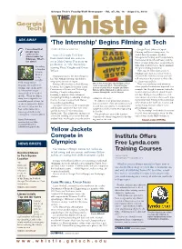 The Internship’ Begins Filming at Tech