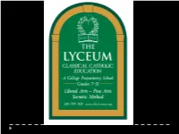 Lyceum Presentation