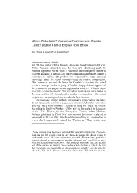 Rather Than Imposing Thematic Unity Or