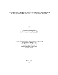 The Effects of Yogic Practice and Philosophy on Beliefs About Complementary and Alternative Medicine