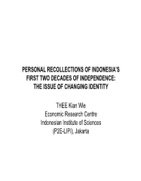 The Issue of Changing Identity