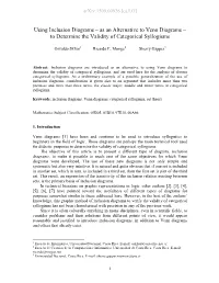To Determine the Validity of Categorical Syllogisms