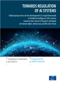 Towards Regulation of Ai Systems