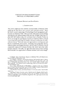 Contextualizing Hadrian's Wall