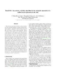 Emotionet: an Accurate, Real-Time Algorithm for the Automatic Annotation of a Million Facial Expressions in the Wild