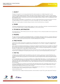 Rules of Tag
