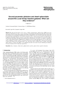 Second Parameter Globulars and Dwarf Spheroidals Around the Local Group Massive Galaxies: What Can They Evidence?