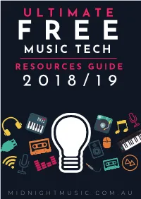 Ultimate Free Music Resources Guide 2018-19.Pages