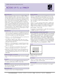 ACOX3 (H-1): Sc-390624