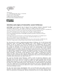 Activities and Origins of Interstellar Comet 2I/Borisov