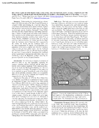 Relative Ages of the Highlands, Lowlands, and Transition Zone Along a Portion of the Mars Crustal Dichotomy from Densities of Visible and Buried Impact Craters