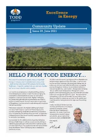 Hello from Todd Energy