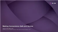 Making Convenience Safe and Secure
