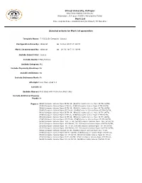 Shivaji University, Kolhapur Merit List Selected Criteria for Merit List