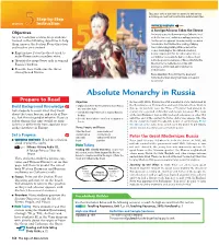 Absolute Monarchy in Russia