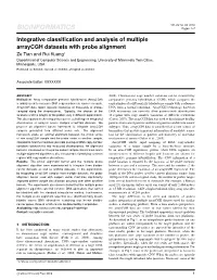 BIOINFORMATICS Pages 1–7