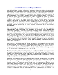 Executive Summary of Ghaghara-Yamuna